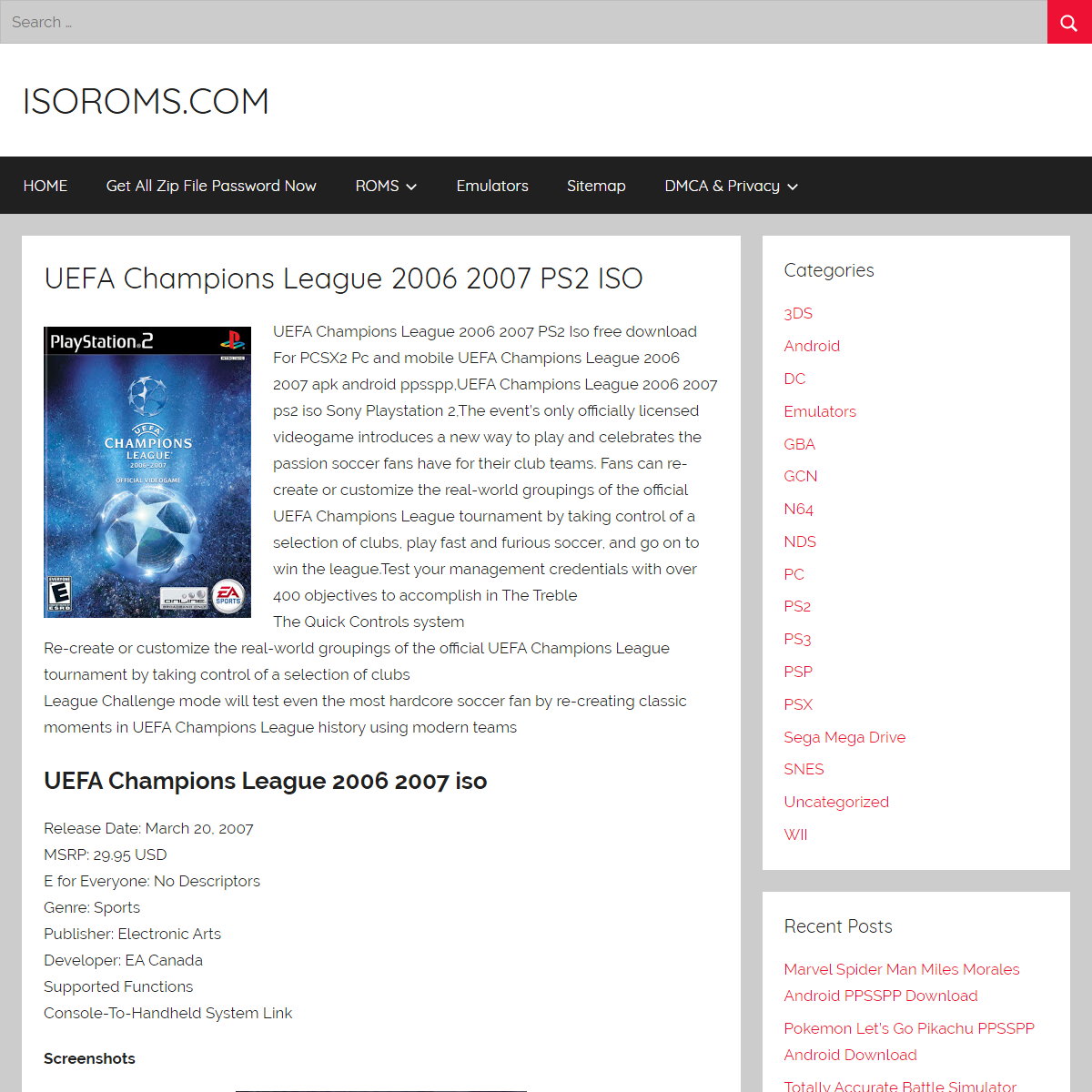 A complete backup of https://isoroms.com/champions-league-download/