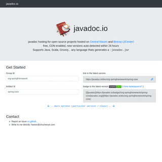 A complete backup of https://javadoc.io