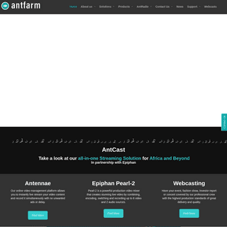 Antfarm (Pty) Ltd. - Audio & Video Streaming
