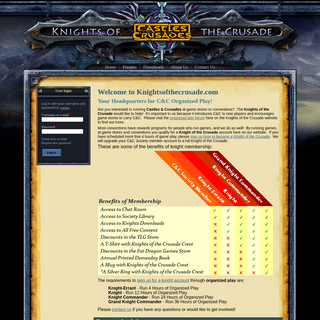 A complete backup of https://knightsofthecrusade.com