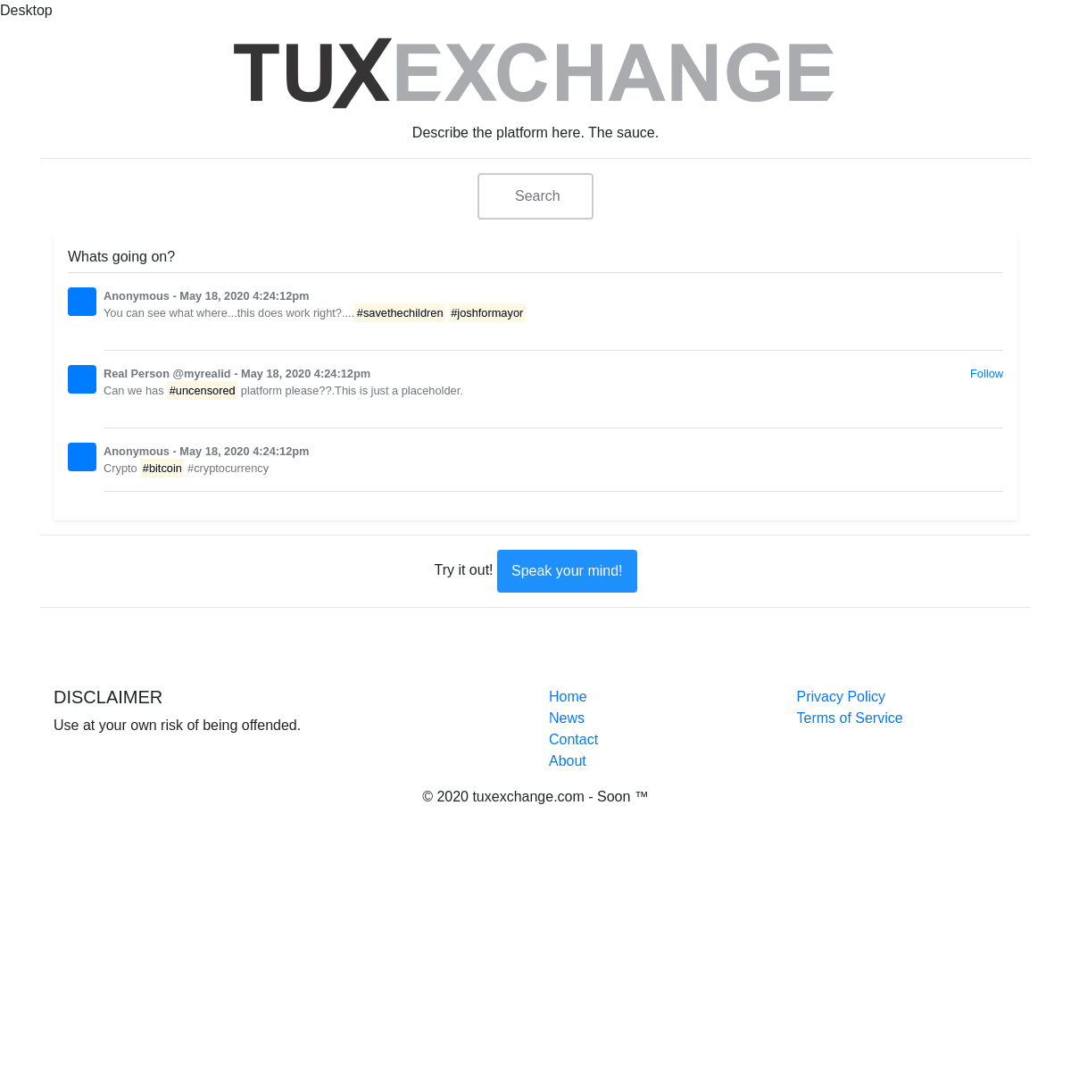 A complete backup of https://tuxexchange.com