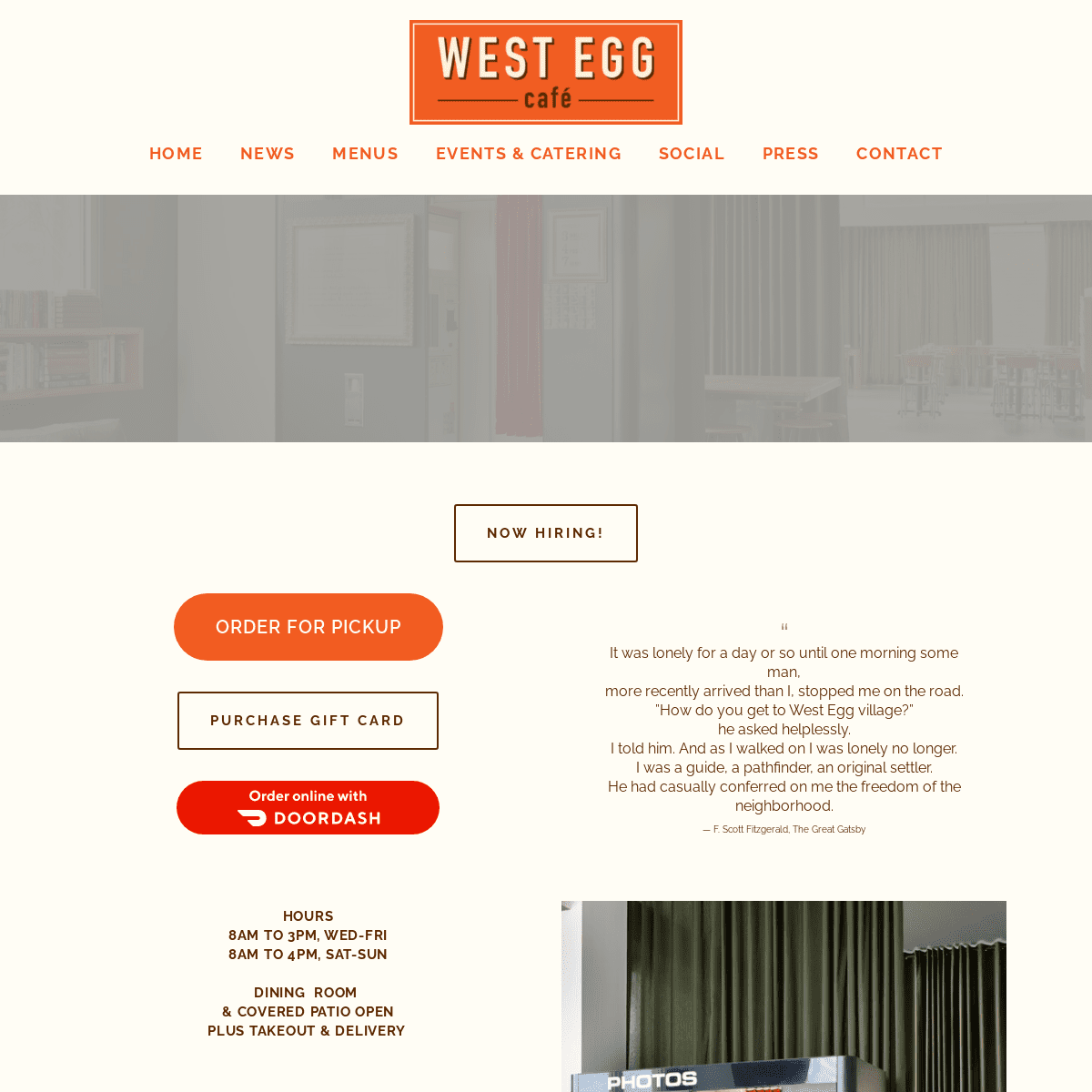 A complete backup of https://westeggcafe.com