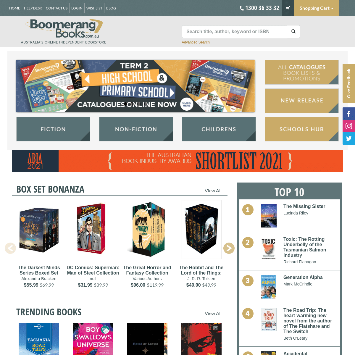 A complete backup of https://boomerangbooks.com.au