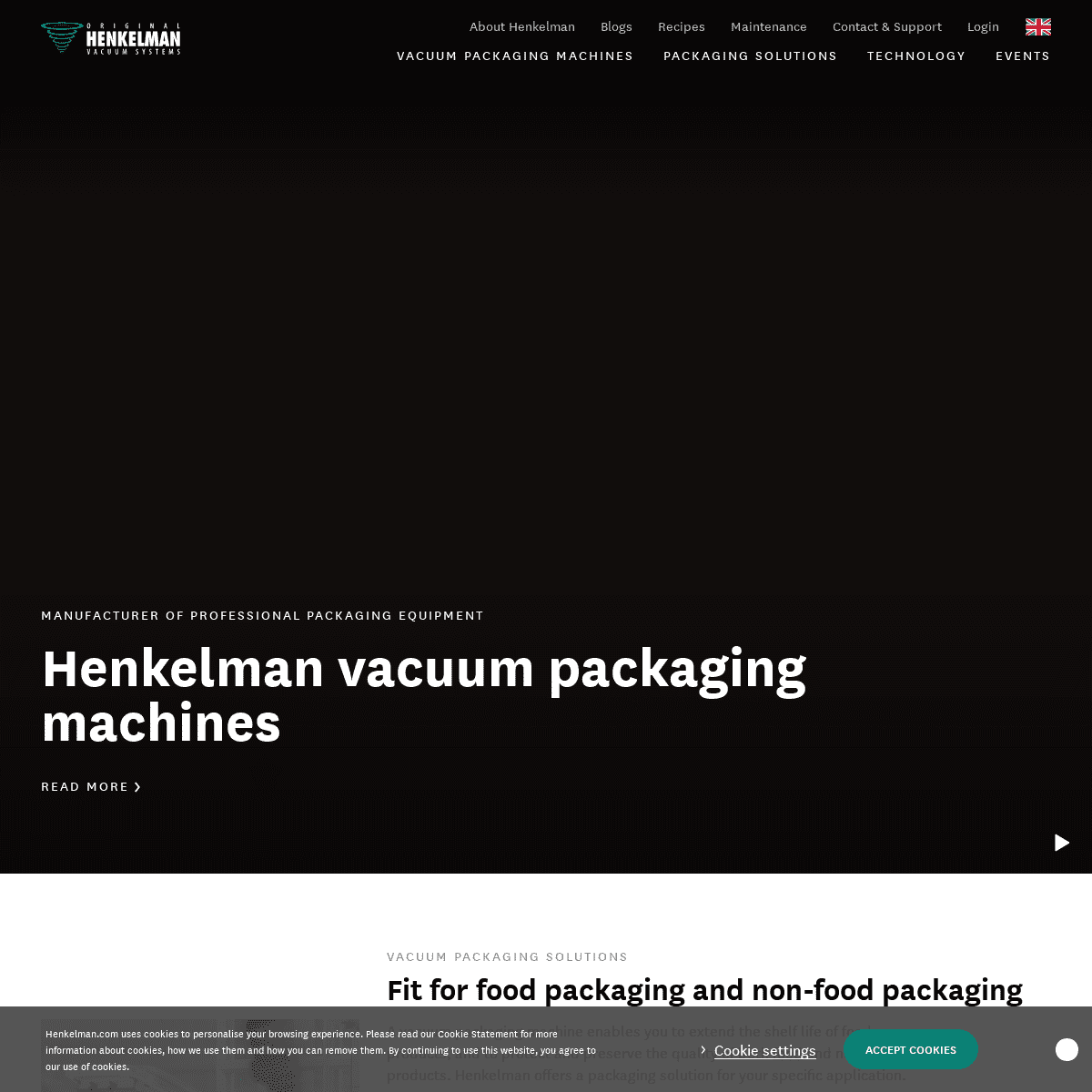 Meet Henkelman, manufacturer of vacuum packaging machines