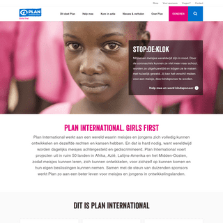 Plan International investeert in meisjes wereldwijd