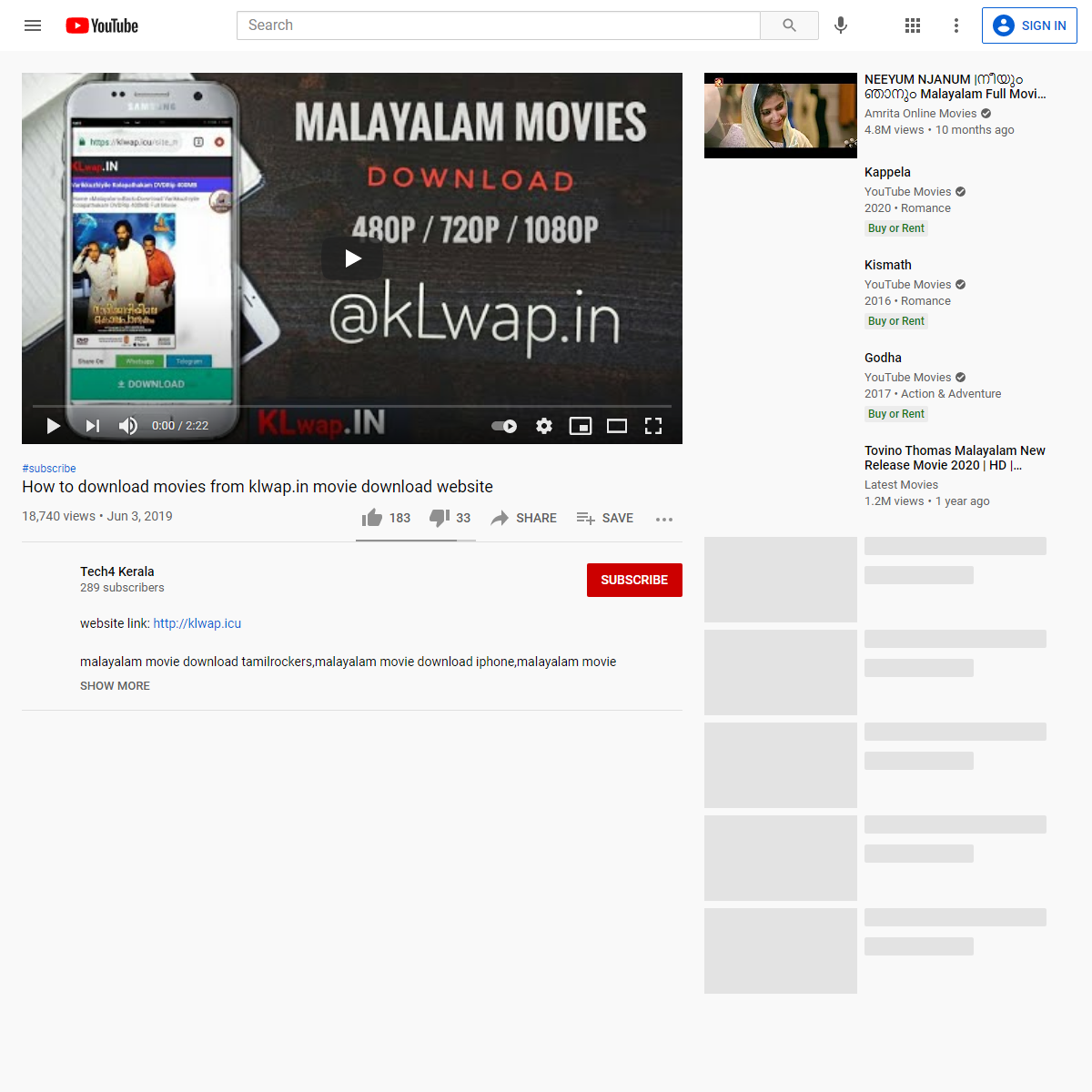 How to download movies from klwap.in movie download website - YouTube
