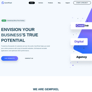 GemPixel - Creative Digital Agency & Web App Development