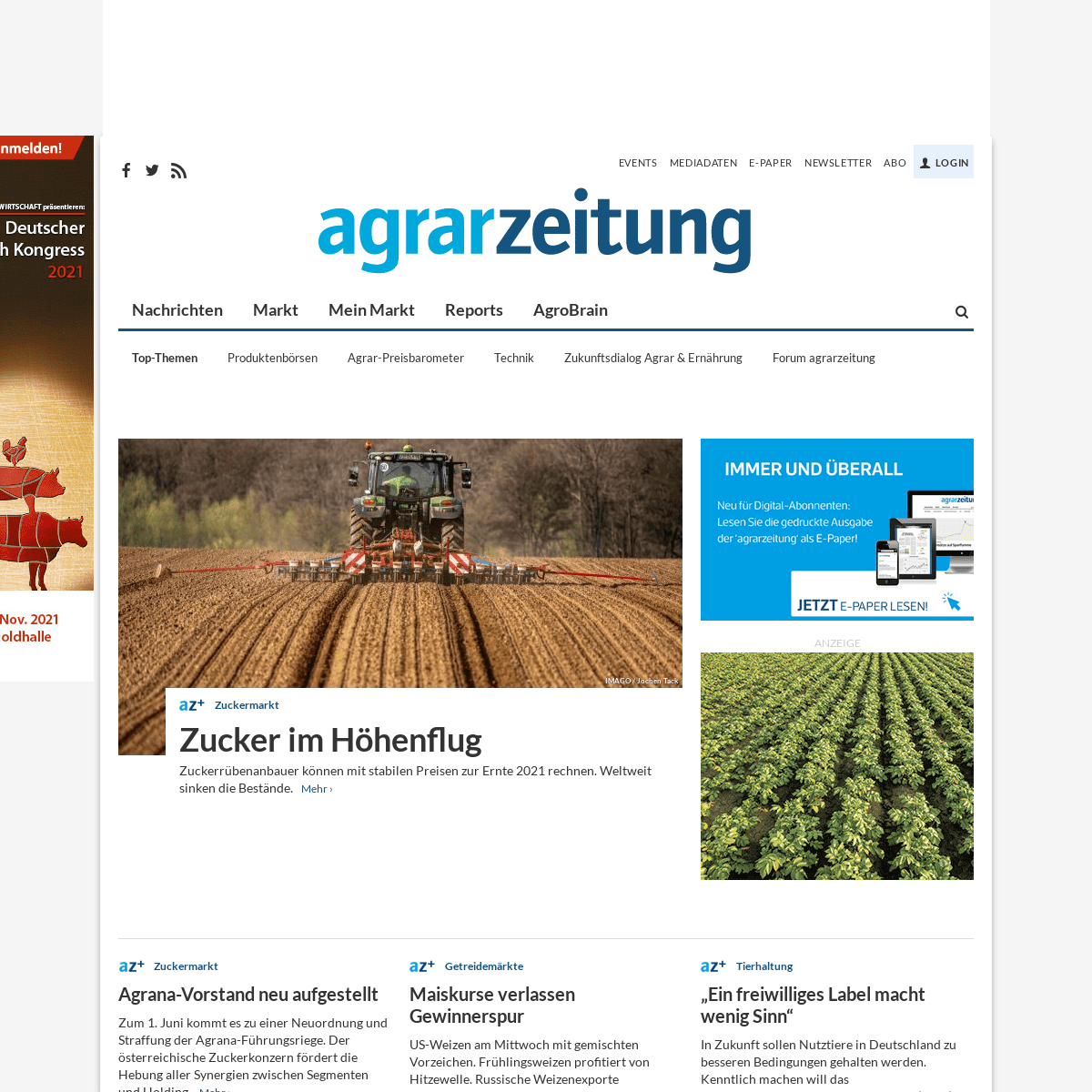 A complete backup of https://agrarzeitung.de