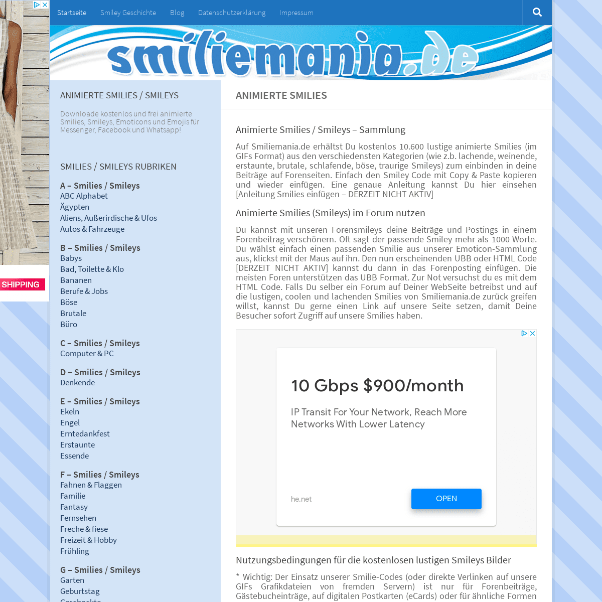 A complete backup of https://smiliemania.de