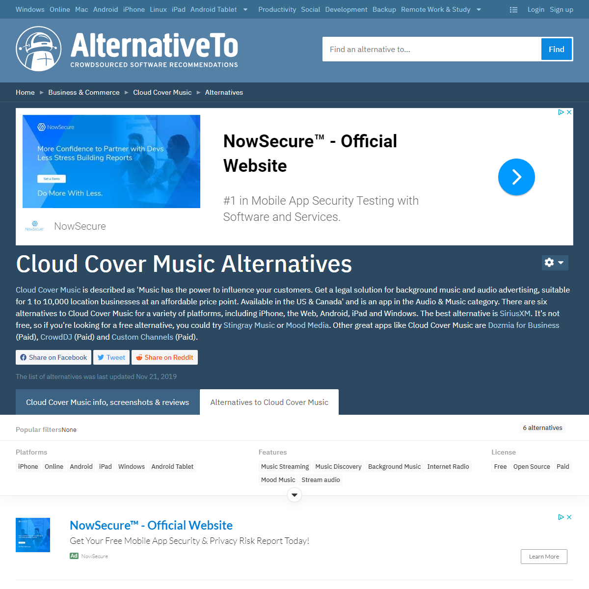 A complete backup of https://alternativeto.net/software/cloud-cover-music/