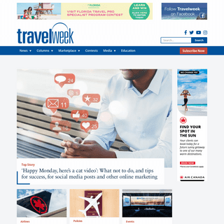 Travel news for industry and trade in Canada â€“ Travelweek