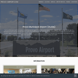 A complete backup of https://provo-airport.com