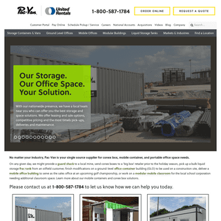 Conex Boxes - Portable Offices - Mobile Containers - Pac-Van