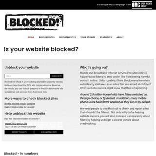 Is your website blocked-