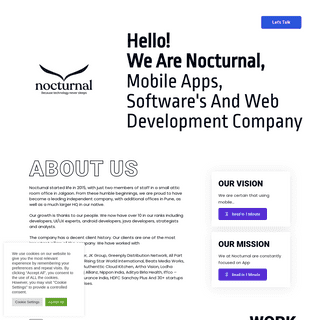 Nocturnal Technologies Company â€“ Because technologies never sleeps.