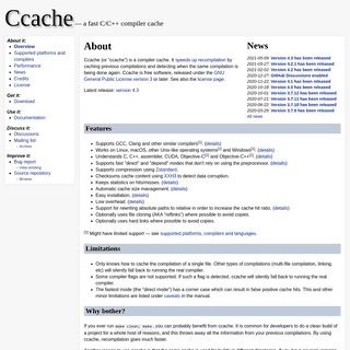 A complete backup of https://ccache.dev