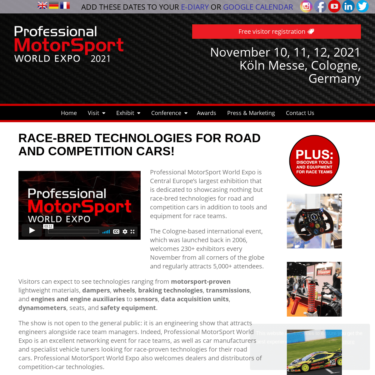 A complete backup of https://professionalmotorsport-expo.com