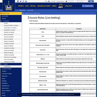 A complete backup of https://www.betking.com/help/sports-help/live-betting/aussie-rules/