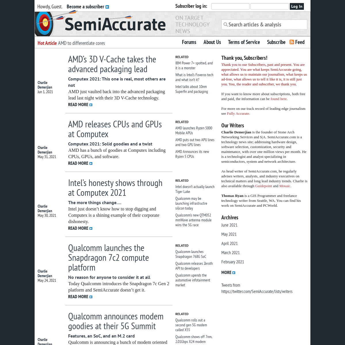 A complete backup of https://semiaccurate.com