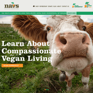 North American Vegetarian Society - NAVS - Become a Member