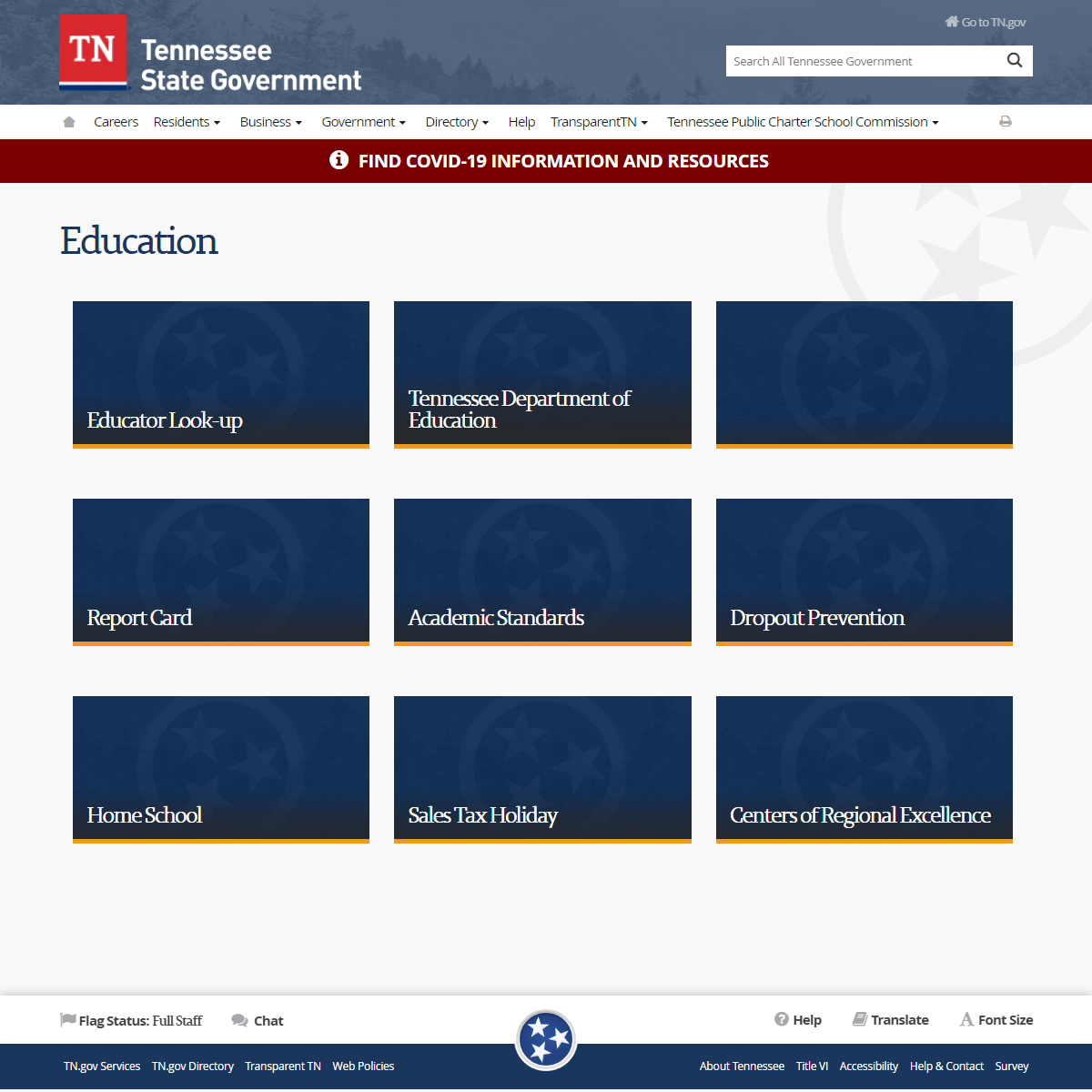 A complete backup of https://www.tn.gov/education-mp.html