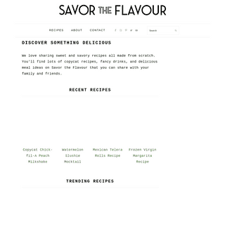 A complete backup of https://savortheflavour.com