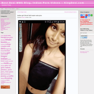 Indian girl Shruti Self made nude pics - Desi Sex Blog,Indian Porn Videos,Pakistan Porn XXX - KingDesi.com