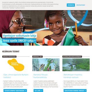 A complete backup of https://unicef.fi