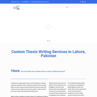 A complete backup of https://thesiswritingservice.com.pk