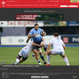 Welsh Rugby Union - Wales & Regions - Homepage