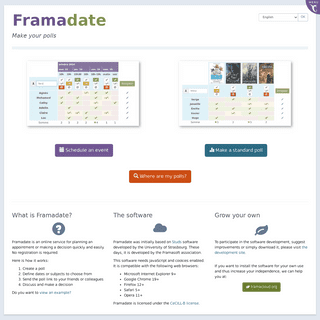 A complete backup of https://framadate.org
