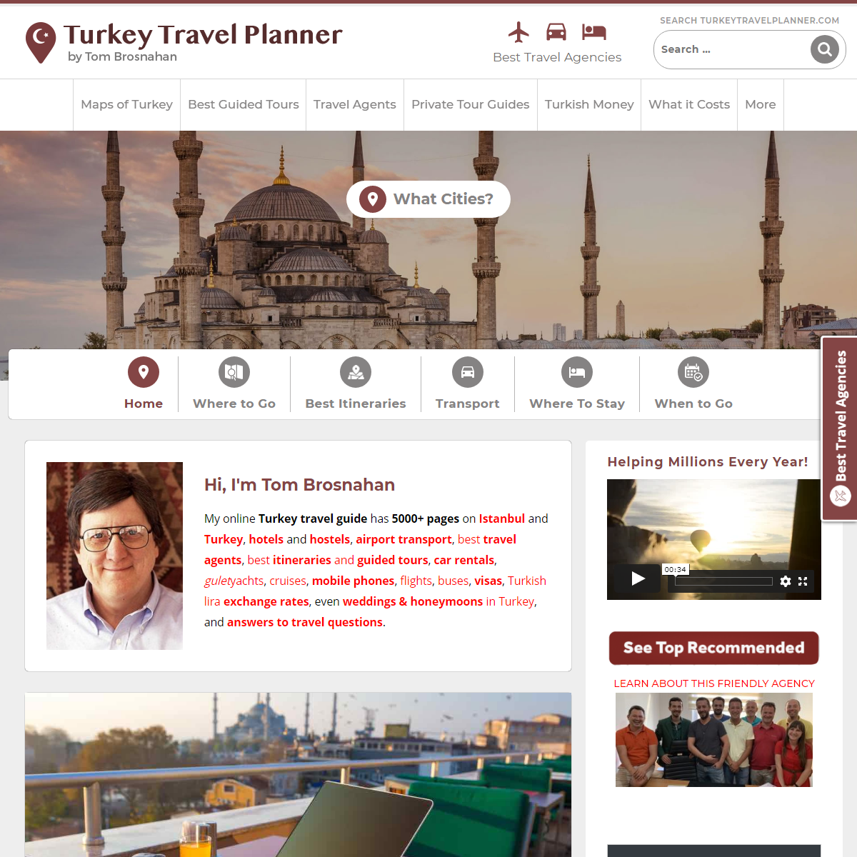 Turkey Travel Planner, best guide for planning your trip to Turkey