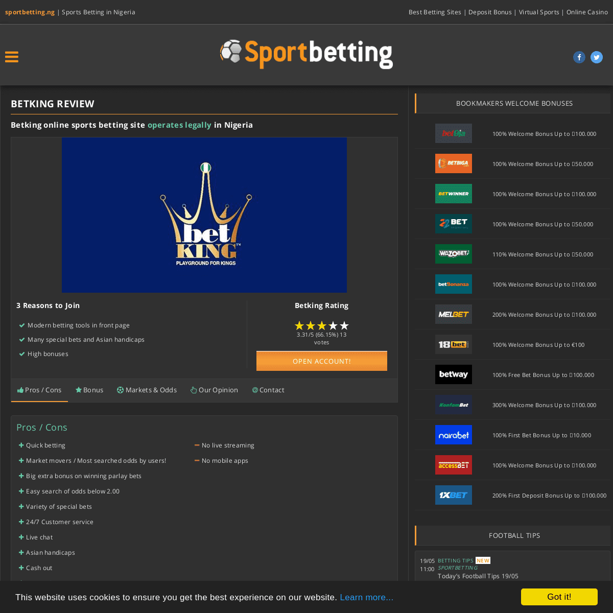 A complete backup of https://www.sportbetting.ng/betting-sites/betking/