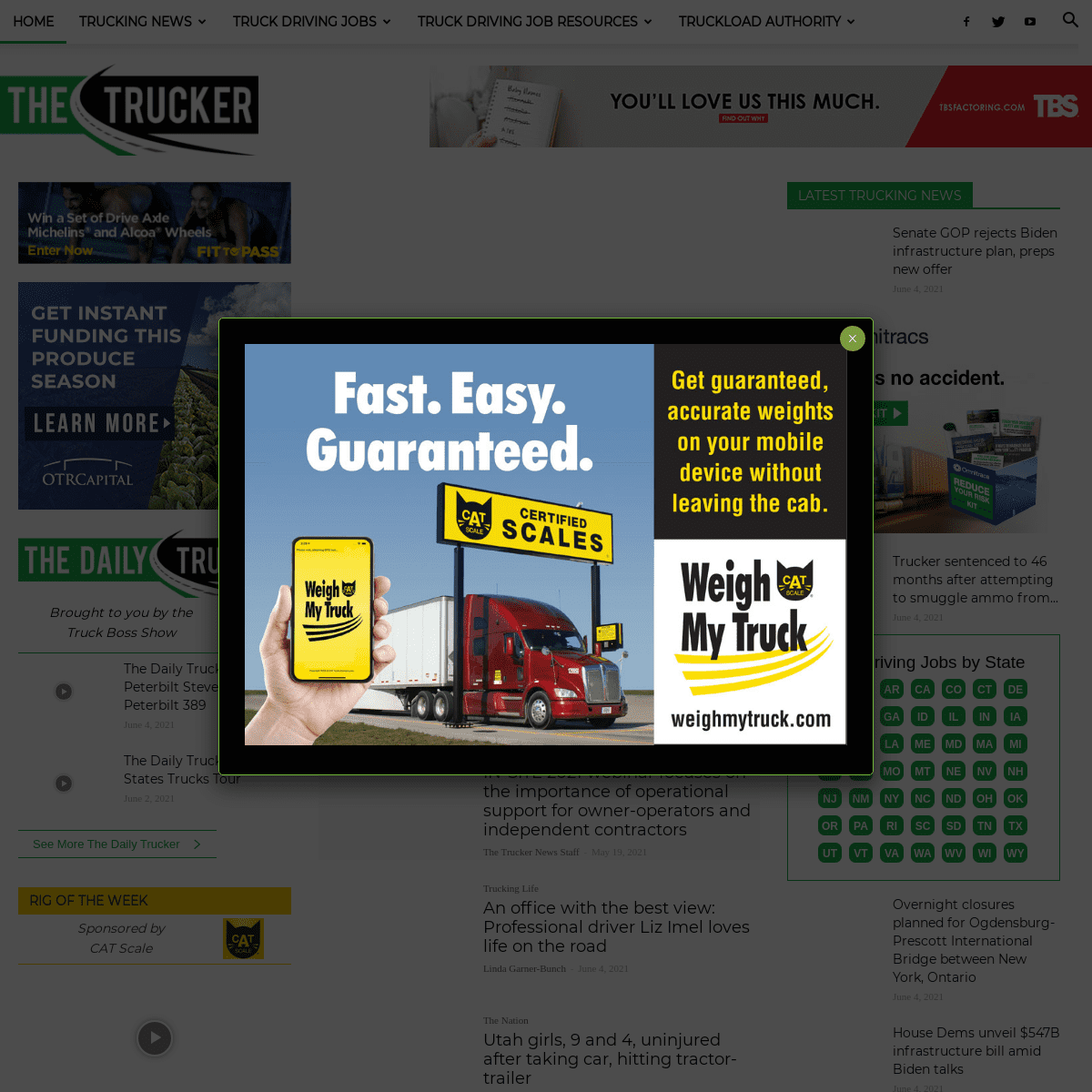 A complete backup of https://thetrucker.com