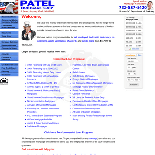 A complete backup of https://patelmortgage.com
