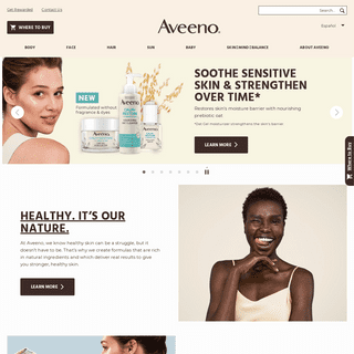 A complete backup of https://aveeno.com