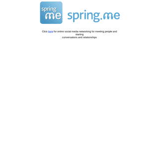 A complete backup of https://spring.me