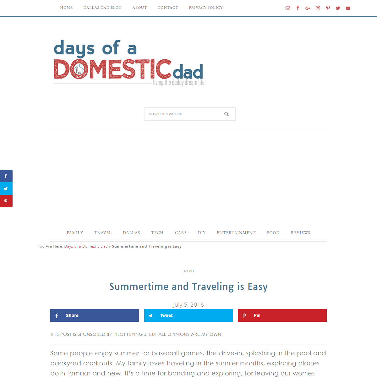 A complete backup of https://daysofadomesticdad.com/summertime-and-traveling-is-easy/