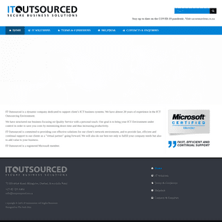 IT Outsourced - Secure Business Solutions