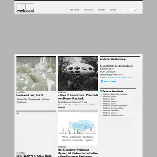 Homepage - Werkbund