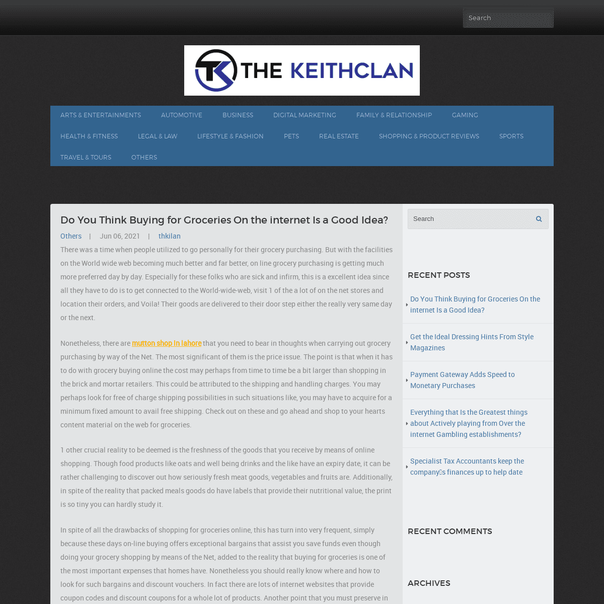 A complete backup of https://thekeithclan.com