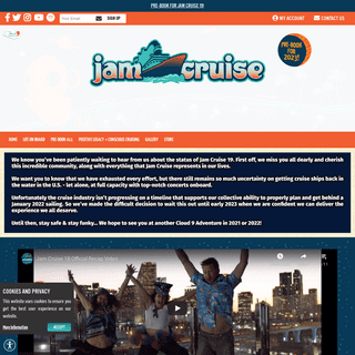 A complete backup of https://jamcruise.com