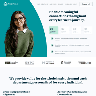 PeopleGrove - Enable meaningful connections throughout every learner`s journey