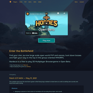 A complete backup of https://hordes.io