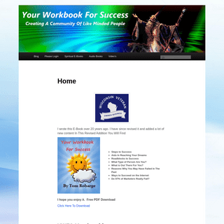 Your Workbook For Success - Presenting You With Aids For Your Spiritual Jounery