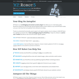 WP Robot - The Best WordPress Autoblogging Plugin