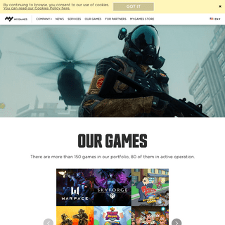 MY.GAMES - Homepage