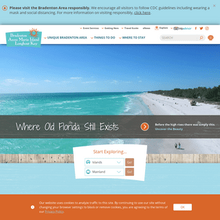 Florida Vacations - Florida Islands - Bradenton Gulf Islands