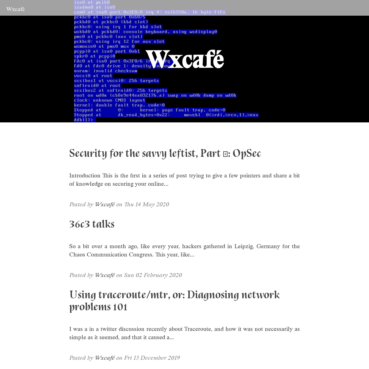 A complete backup of https://wxcafe.net