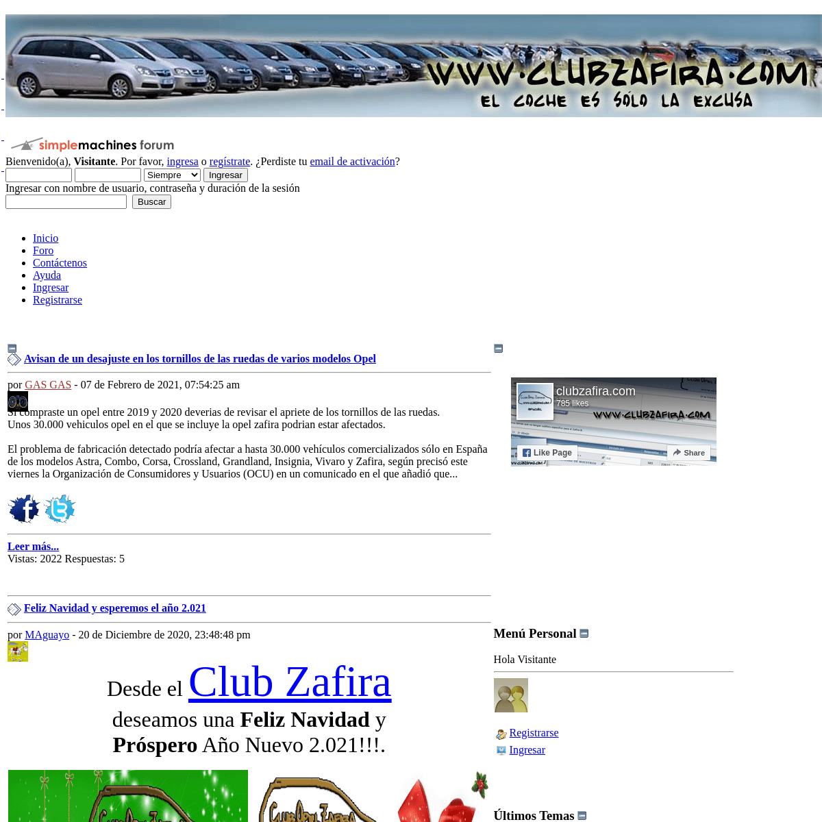 A complete backup of https://clubzafira.com